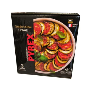 ظرف پخت گلدن اپال مدل PYREX مجموعه 3 عددی 102661161