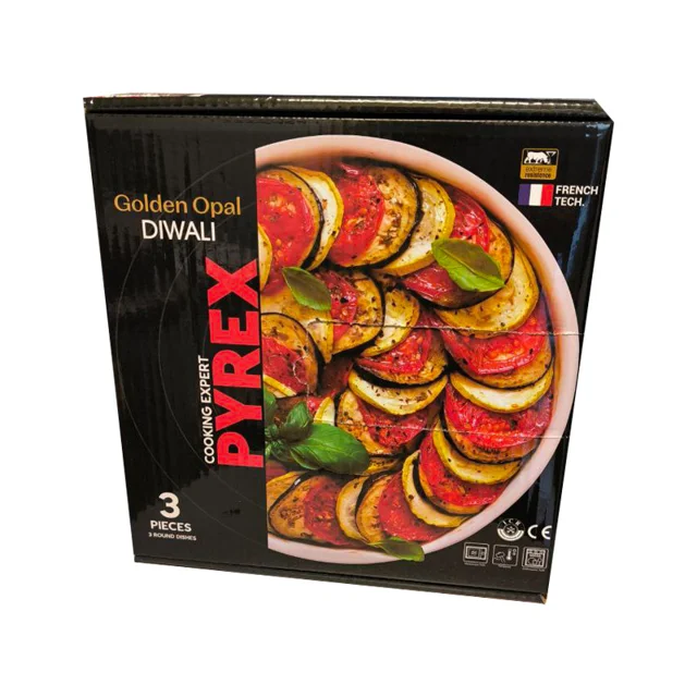 ظرف پخت گلدن اپال مدل PYREX مجموعه 3 عددی 102661161